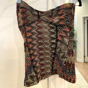 Free People Colorful Tube Top